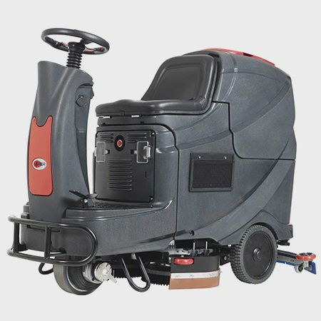 VIPER AS850R-242 AS850R 32&quot;, 31-GAL, RIDE-ON SCRUBBER, PAD DRIVERS, BRUSHES, 40&quot; SQUEEGEE ASSEMBLY, O/B CHARGER, 242 AH WET BATTERIES, SCRUBBER