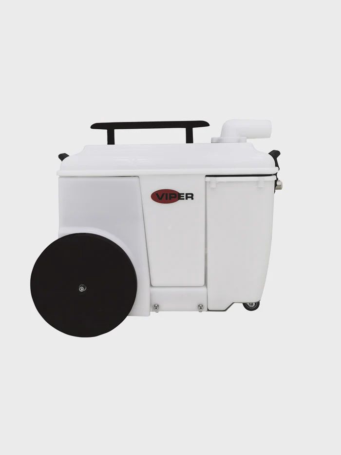 VIPER 50000591 1-GALLON PORTABLE SPOTTING EXTRACTOR, 10 ' VAC. AND SOL. HOSES, 4.0 " HAND TOOL, BUILT IN WHEELS, SCRUBBER