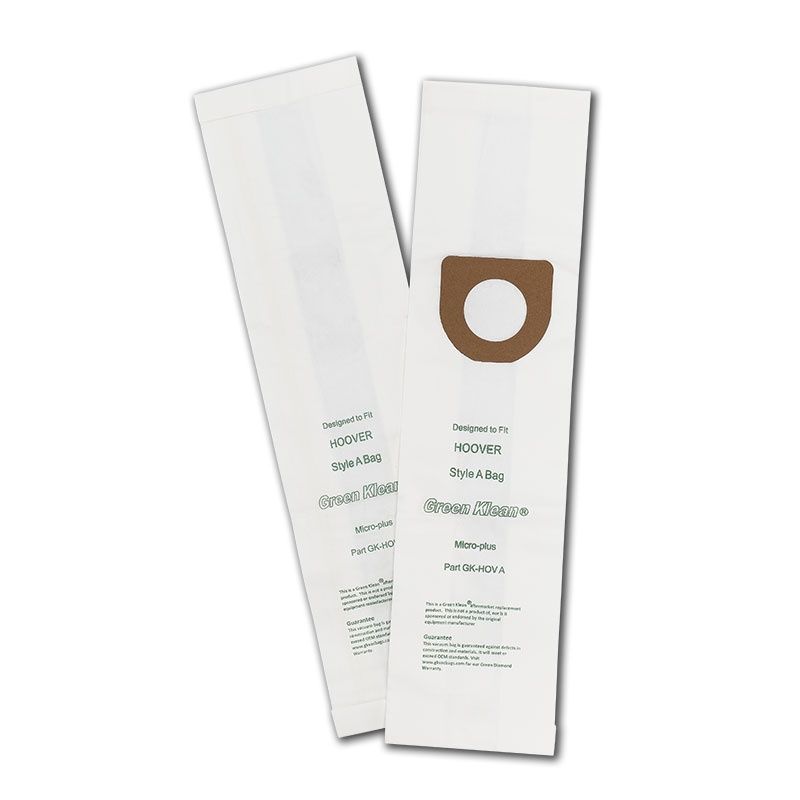 Bags, Paper, Type A, 3pk, Hoover Convertible, Green Klean