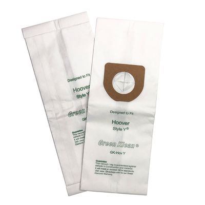 Bags, Paper, Type Y, 3 Pack, For Hoover Windtunnel, Tempo, Green Klean