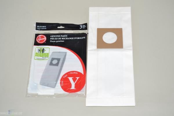 Bags, Paper, Type Y, 3 Pack, For Hoover Windtunnel, Tempo, Genuine