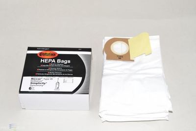 Bags, Cloth, Type W, 6 Pack, For Riccar Brilliance, EnviroCare