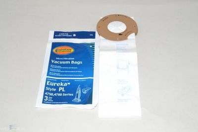 Bags, Paper, Type PL, 3 Pack, For Eureka, EnviroCare