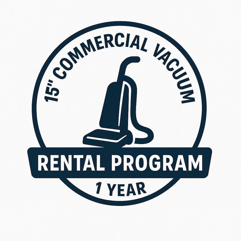 One Year 15" Wide Commercial Vacuum Rental Program
