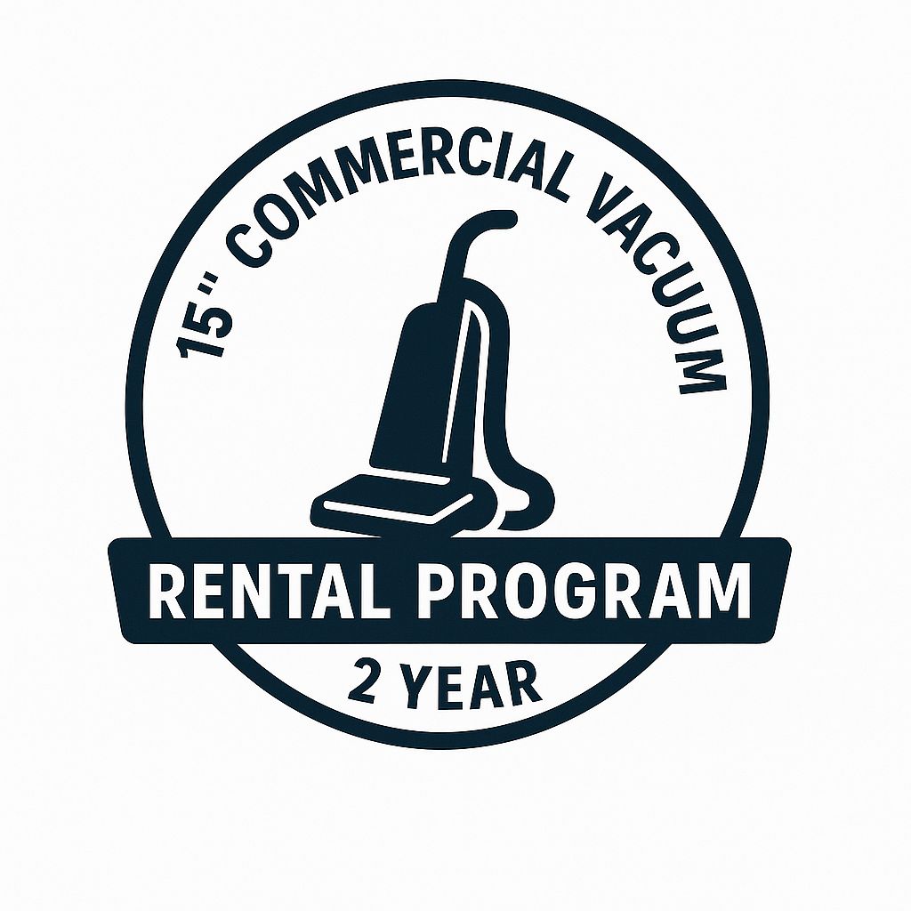 Two Year 15" Wide Commercial Vacuum Rental Program