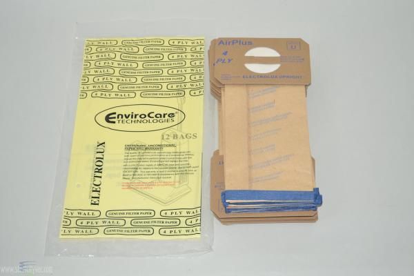 Bags, Paper, Type U, 12 Pack, 4-Ply, For ProTeam ProForce 1200XP, 1500XP, Extreme, Intercept, Micro, ProLux, Electrolux Discovery 1, 2, 3, Eureka, Sanitaire SC6600A, EnviroCare