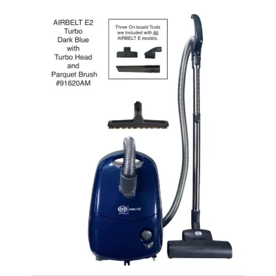 Sebo Airbelt E2 Turbo (Dark Blue) With Turbo Brush Head