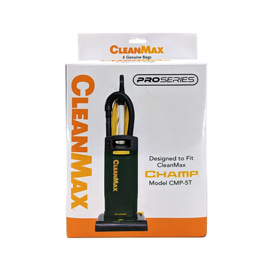 Bags, Cloth, 6pk, CleanMax Champ, Tornado CV/CVD Vacuums, Genuine Bags, Cloth, 6pk, CleanMax Champ, Tornado CV/CVD Vacuums, Genuine