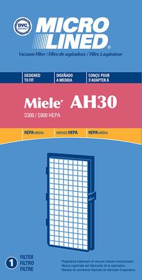 Filter, 1 Pack, Miele AH30 S300/S800 HEPA, Generic Filter, 1 Pack, Miele AH30 S300/S800 HEPA, Generic