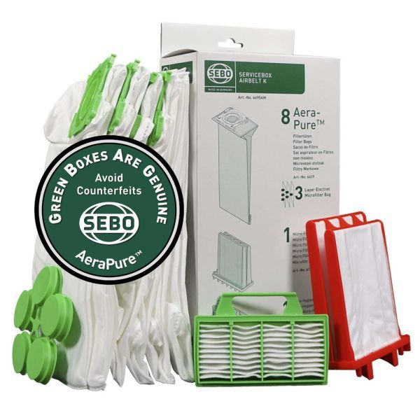 Sebo HEPA Filter Yearly Service Box Airbelt K (6-Piece Carton) Sebo HEPA Filter Yearly Service Box Airbelt K (6-Piece Carton)