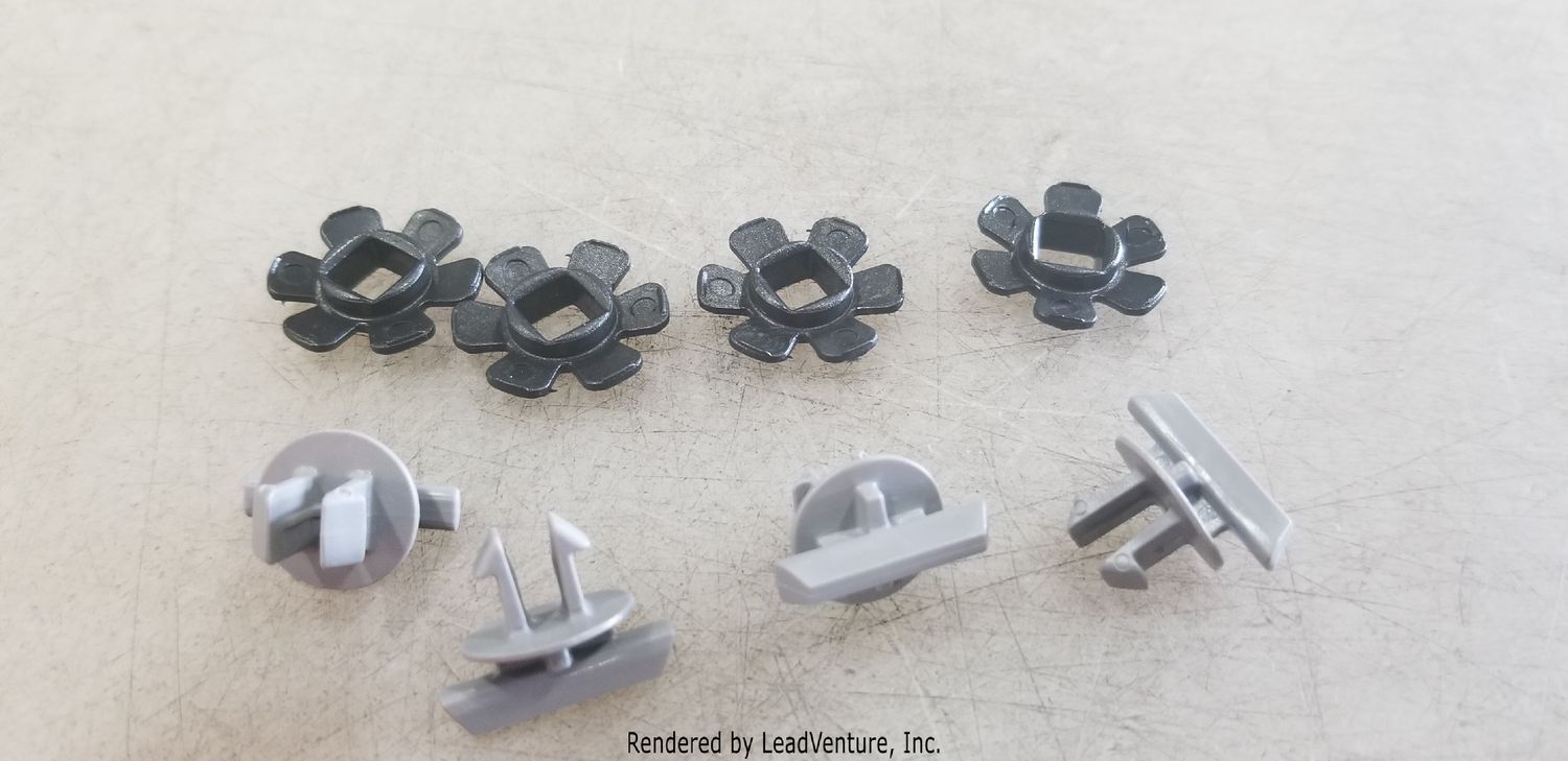 Baseplate Lock Piece Kit For Tornado CV/CVD Upright Vacuum Models Baseplate Lock Piece Kit For Tornado CV/CVD Upright Vacuum Models