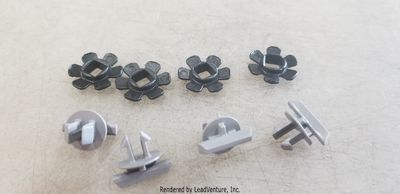 Baseplate Lock Piece Kit For Tornado CV/CVD Upright Vacuum Models Baseplate Lock Piece Kit For Tornado CV/CVD Upright Vacuum Models