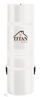 Titan TCS7702 Central Vac, 7500 Sq Ft, 58 dBa 138" Water Lift, 5 GAL, 38.5" Height , 11.9" Diameter