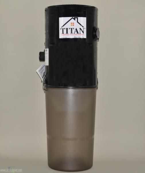 Titan TCS-8575 Central Vac , 6 Gal, 141'' Water Lift Titan TCS-8575 Central Vac , 6 Gal, 141'' Water Lift
