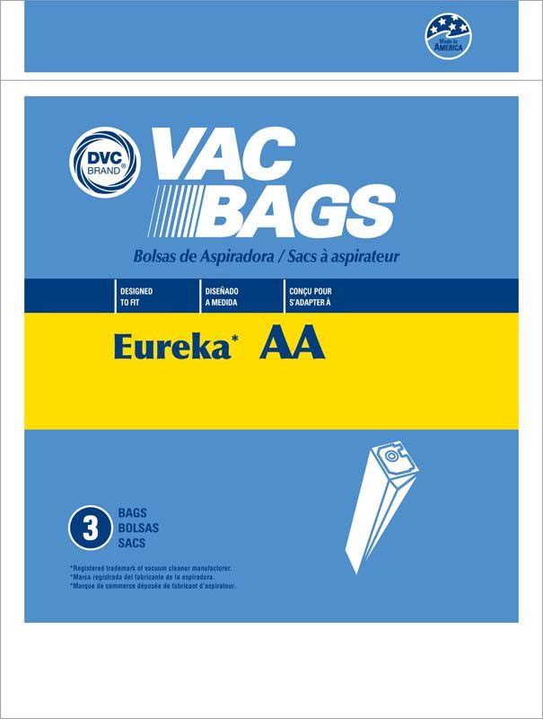 Bags, Paper, Type AA, 3pk, Eureka Whirlwind DVC