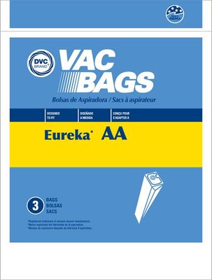 Bags, Paper, Type AA, 3 Pack, For Eureka 4100, S4170, 4300, 4400, 4600, Eureka Self-Propelled Series 5180, Whirlwind 4386AT, 4478AT Generic Bags, Paper, Type AA, 3 Pack, For Eureka 4100, S4170, 4300, 4400, 4600, Eureka Self-Propelled Series 5180, Whirlwind 4386AT, 4478AT Generic