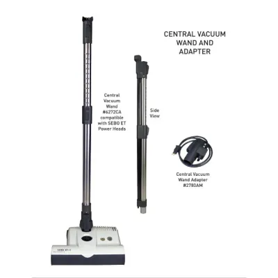 Sebo Central Vacuum Telescopic Wand For ET-1, ET-2 Power Head