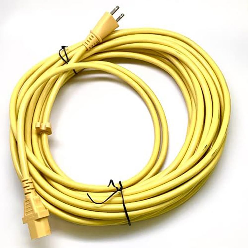 Sebo Power Cord, Commercial 40', 3 Prong, Yellow Sebo Power Cord, Commercial 40', 3 Prong, Yellow