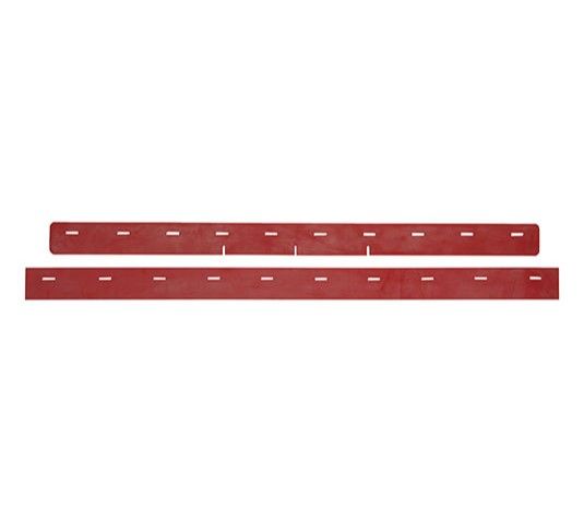 Squeegee, Kit, Gum Rubber, Rear Set, For Tennant CS5 Floor Scrubber