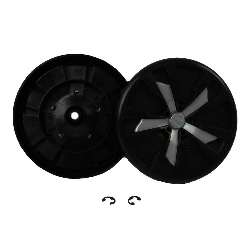 Wheel, Kit, With E-Clips, Axels, & Both Wheels, For Bissell Pro Heat 1548 Wheel, Kit, With E-Clips, Axels, & Both Wheels, For Bissell Pro Heat 1548