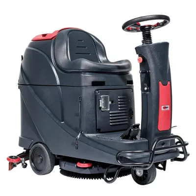 VIPER 56385072 AS530R: 20", 19-GALLON, MICRO-RIDER RIDE-ON SCRUBBER, PAD DRIVER + BRUSHES, 28" SQUEEGEE, ONBOARD CHARGER, 130 AH WET BATTERIES, SCRUBBER
