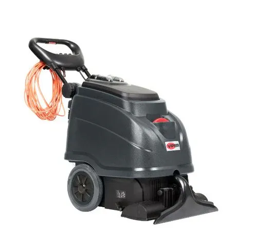VIPER 50000545 16", 9-GALLON, SELF-CONTAINED CARPET EXTRACTOR, ADJUSTABLE HANDLE, 120 PSI PUMP, 3-STAGE VAC MOTOR, SCRUBBER