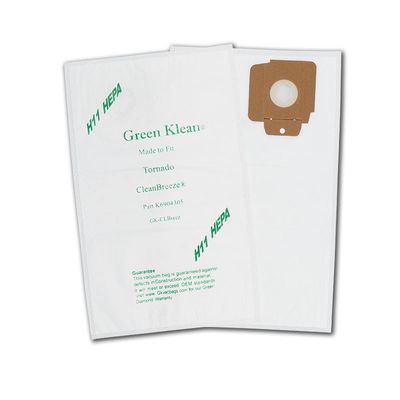 Bags, Cloth, 10pk, CleanMax Champ, Tornado CV/CVD, Green Klean Bags, Cloth, 10pk, CleanMax Champ, Tornado CV/CVD, Green Klean