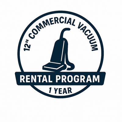 One Year 12 One Year 12" Wide Commercial Vacuum Rental Program