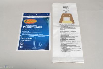 Bags, Paper, Type ST, 5pk, Eureka/Sanitaire 600/800, EnviroCare