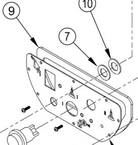 Switch Plate Gasket, For Advance All Cleaner XP