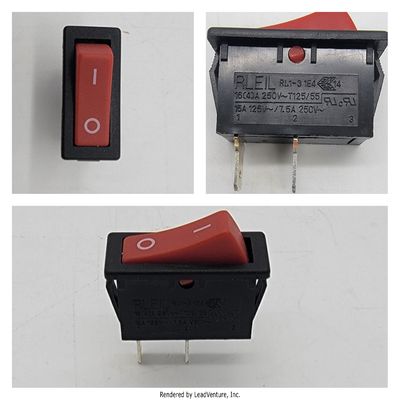 Switch, On/Off, 2-Position, Fuller Brush, Carpet Pro, CleanMax Upright Models Switch, On/Off, 2-Position, Fuller Brush, Carpet Pro, CleanMax Upright Models