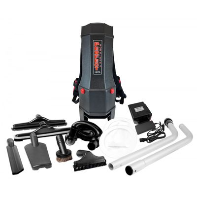 Perfect 4Qt Cordless Power Backpack Vac W 8pc Tool Kit & Remote