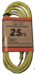 Cord, 25', 16/3, 300 Volt, Universal Replacement Extension Cord With Lighted Ends