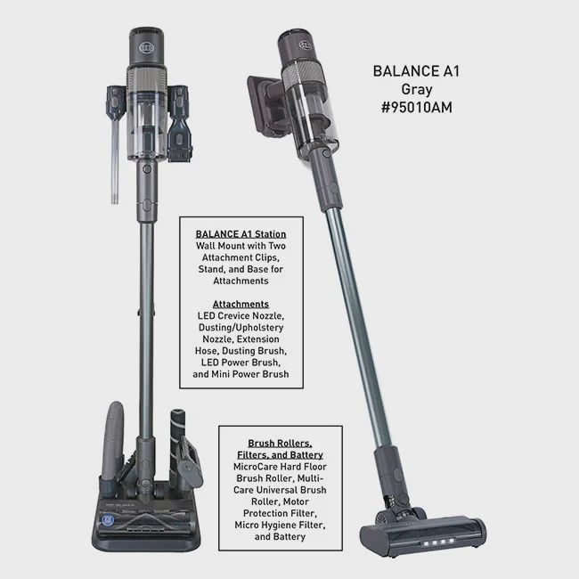 Sebo Balance A1 Cordless Stick Vac, Colour: Gray