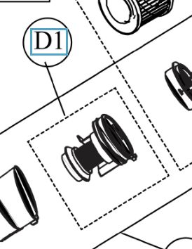 Filter, Pre-Motor Metal Mesh Filter For Simplicity S67 Stick Vac