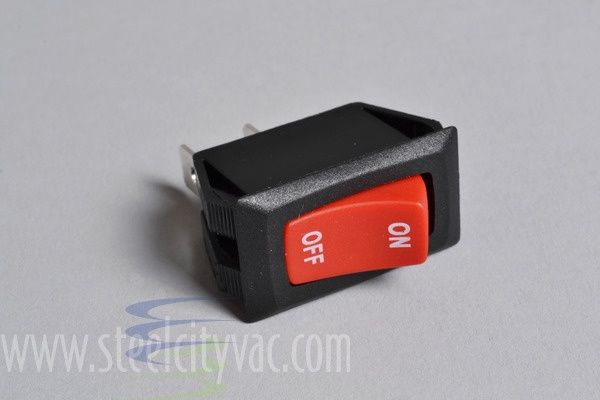 Switch, On/Off, Rocker, Spade Terminals, For Hoover Windtunnel, Celebrity &amp; Spirit Vacuums
