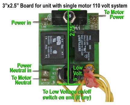 Circuit Board, Main, Relay, PC Board, For NuTone, Titan & Most Central Vac Systems