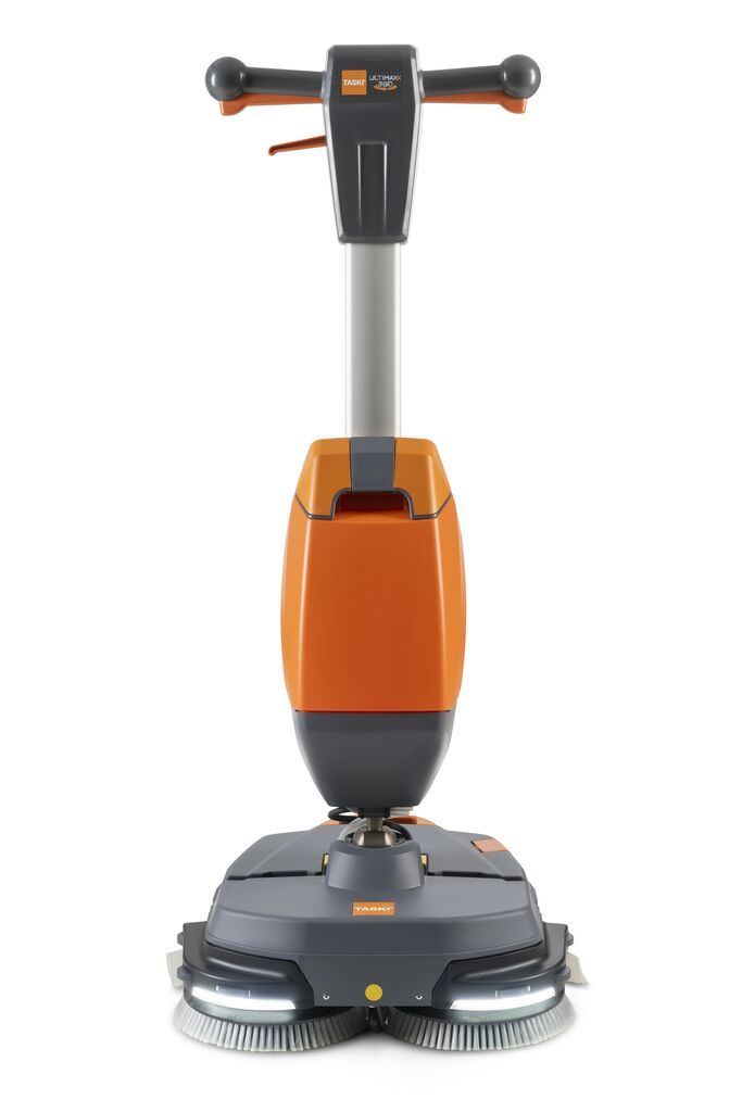 Taski ULTIMAXX 360 - Cordless, Dual Disc Compact Auto Scrubber, Brush Kit Taski ULTIMAXX 360 - Cordless, Dual Disc Compact Auto Scrubber, Brush Kit