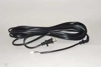 Cord, 30', 2 Wire, Black, For Oreck Magnesium LW100, LW100LR, LW1500, RLW100, UK31600QPC, UK31500QPC
