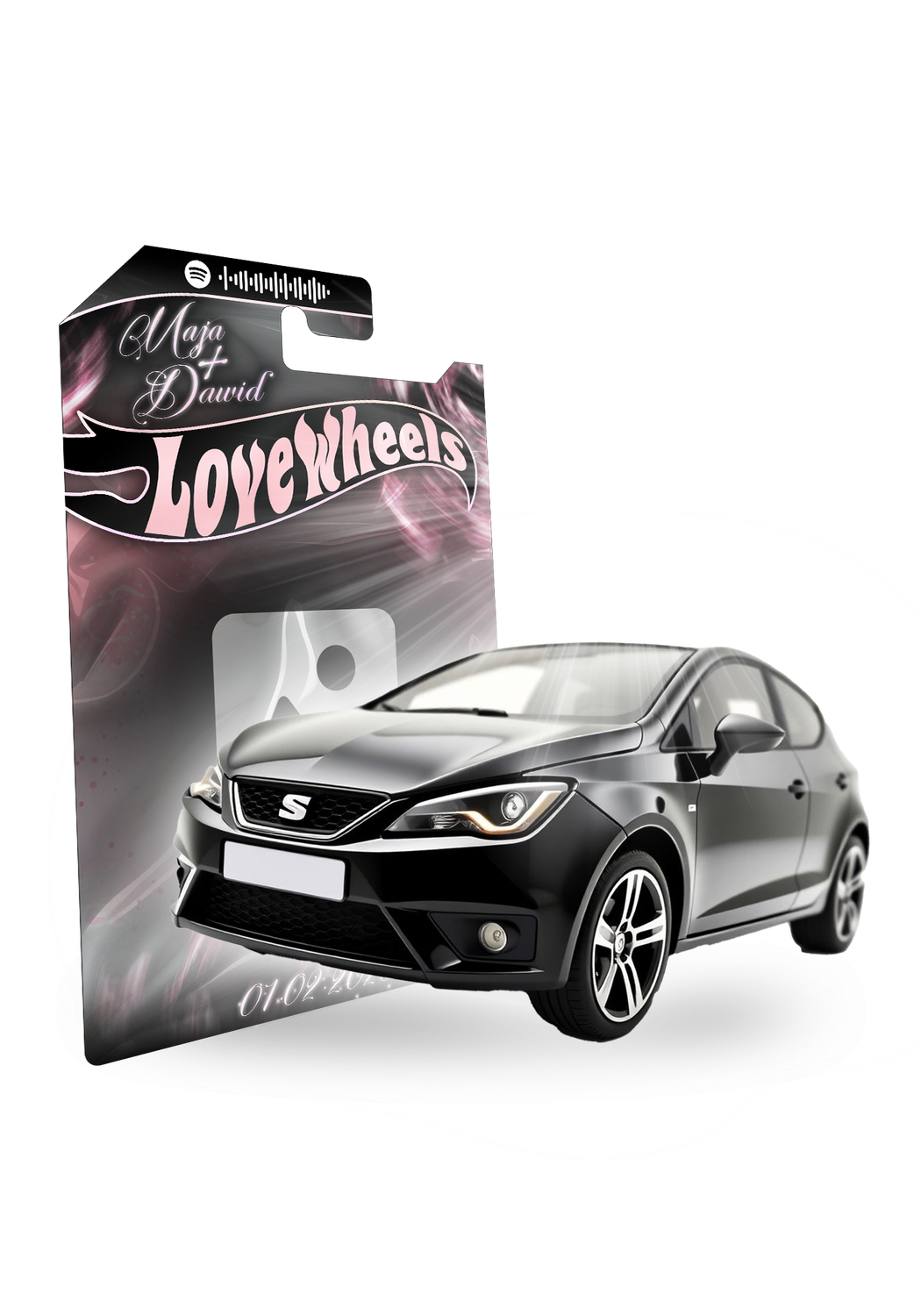 Seat Ibiza Okładka Rose Gold