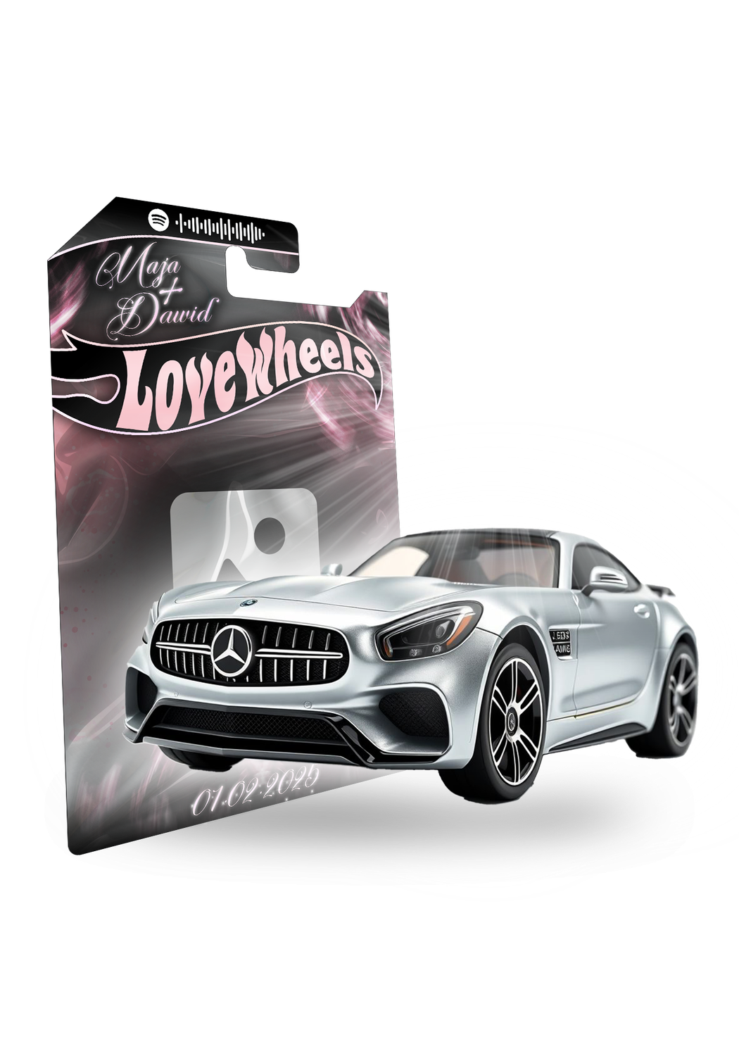 Mercedes Benz AMG GT Okładka Rose Gold