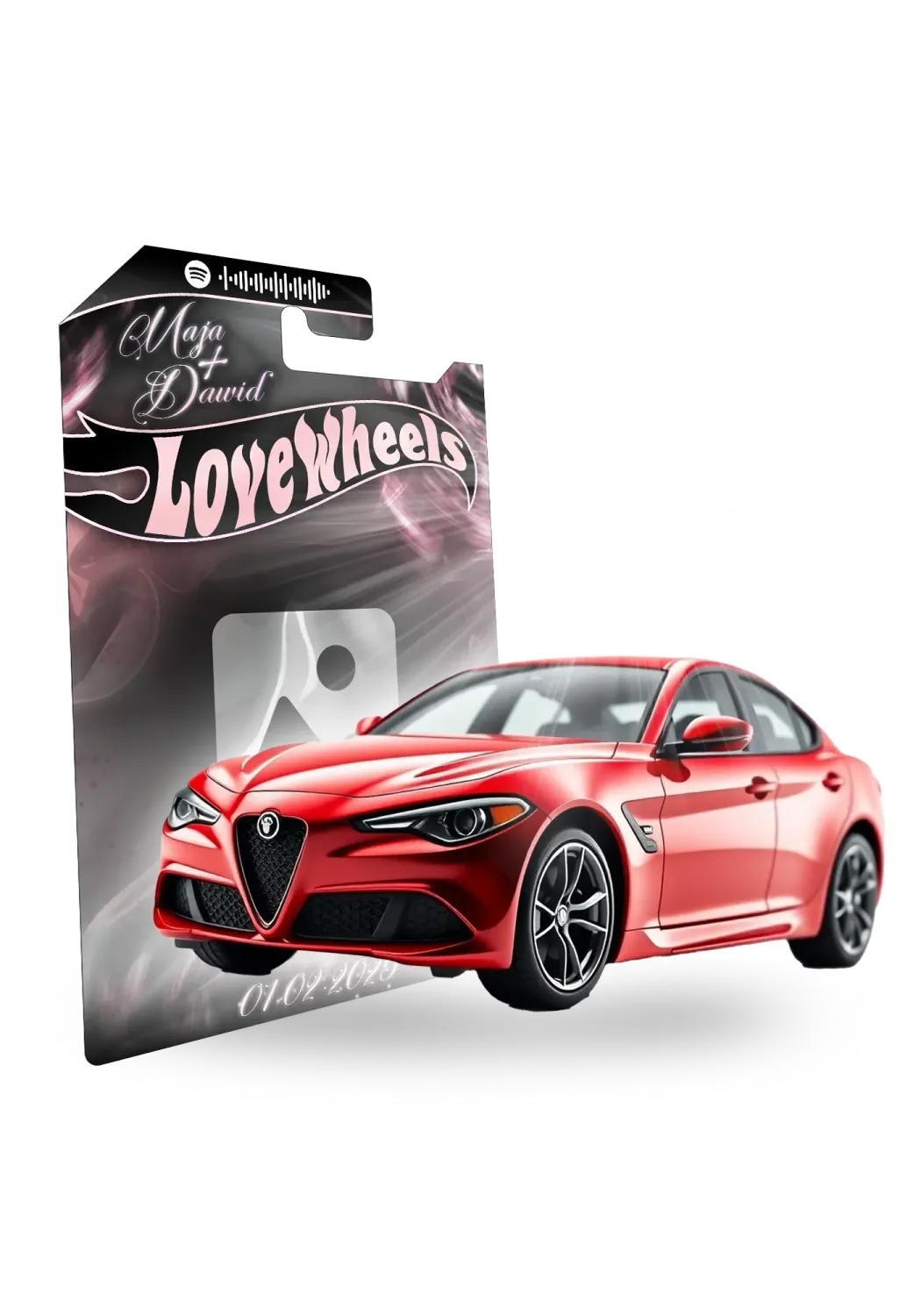 Alfa Romeo Giulia Okładka Rose Gold