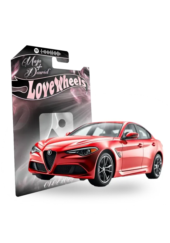 Alfa Romeo Giulia Okładka Rose Gold