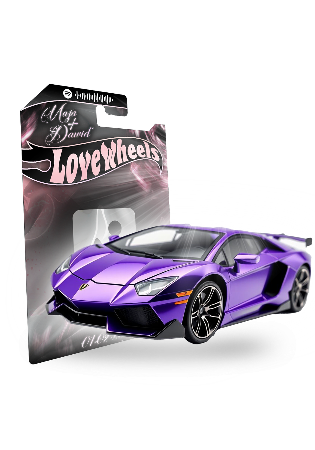 Lamborghini Aventador Okładka Rose Gold