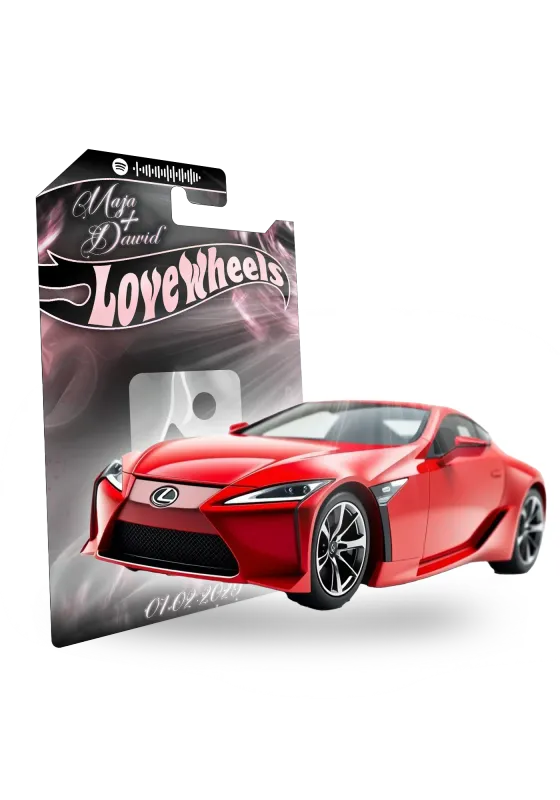 Lexus LC Okładka Rose Gold