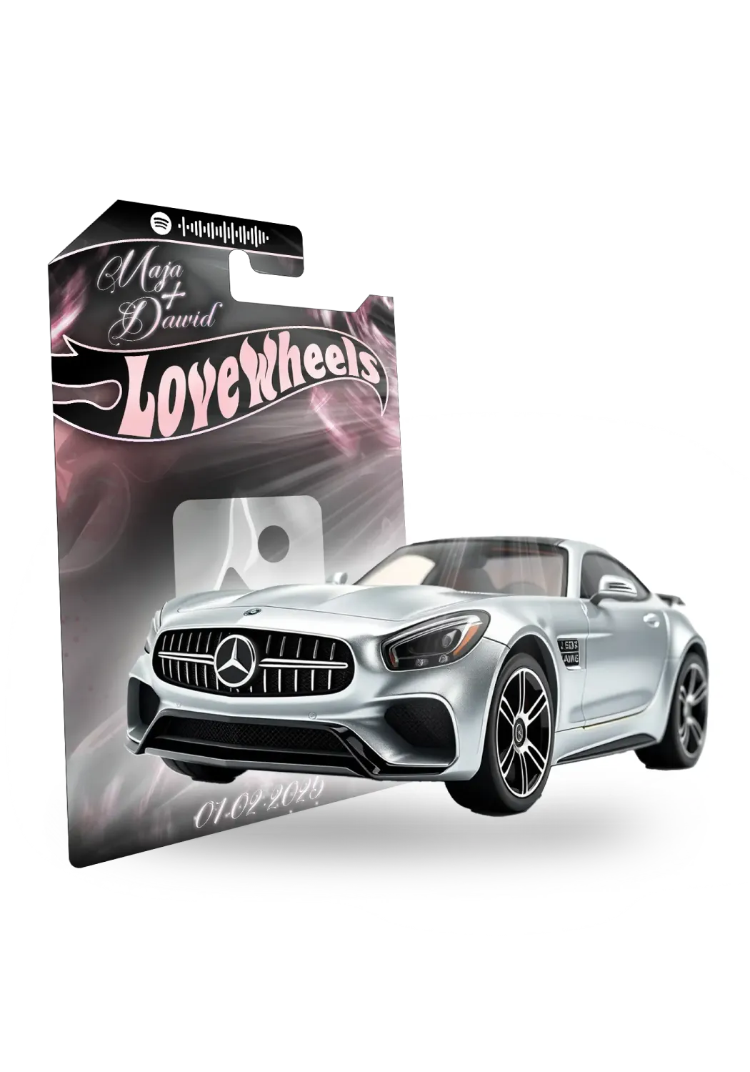 Mercedes Benz AMG GT Okładka Rose Gold