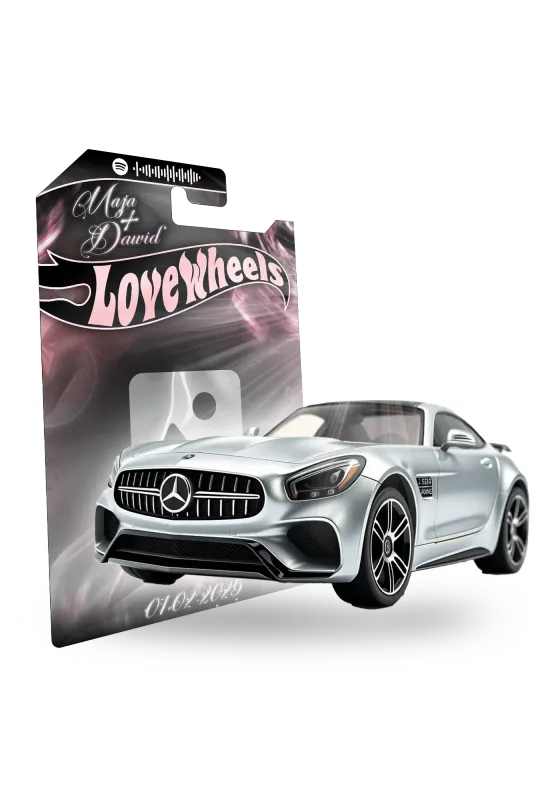 Mercedes Benz AMG GT Okładka Rose Gold