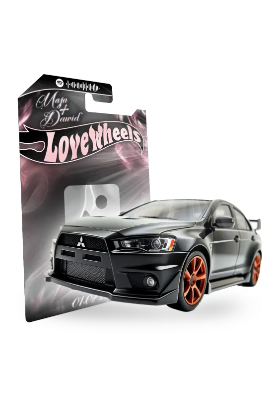Mitsubishi Lancer EVO Okładka Rose Gold