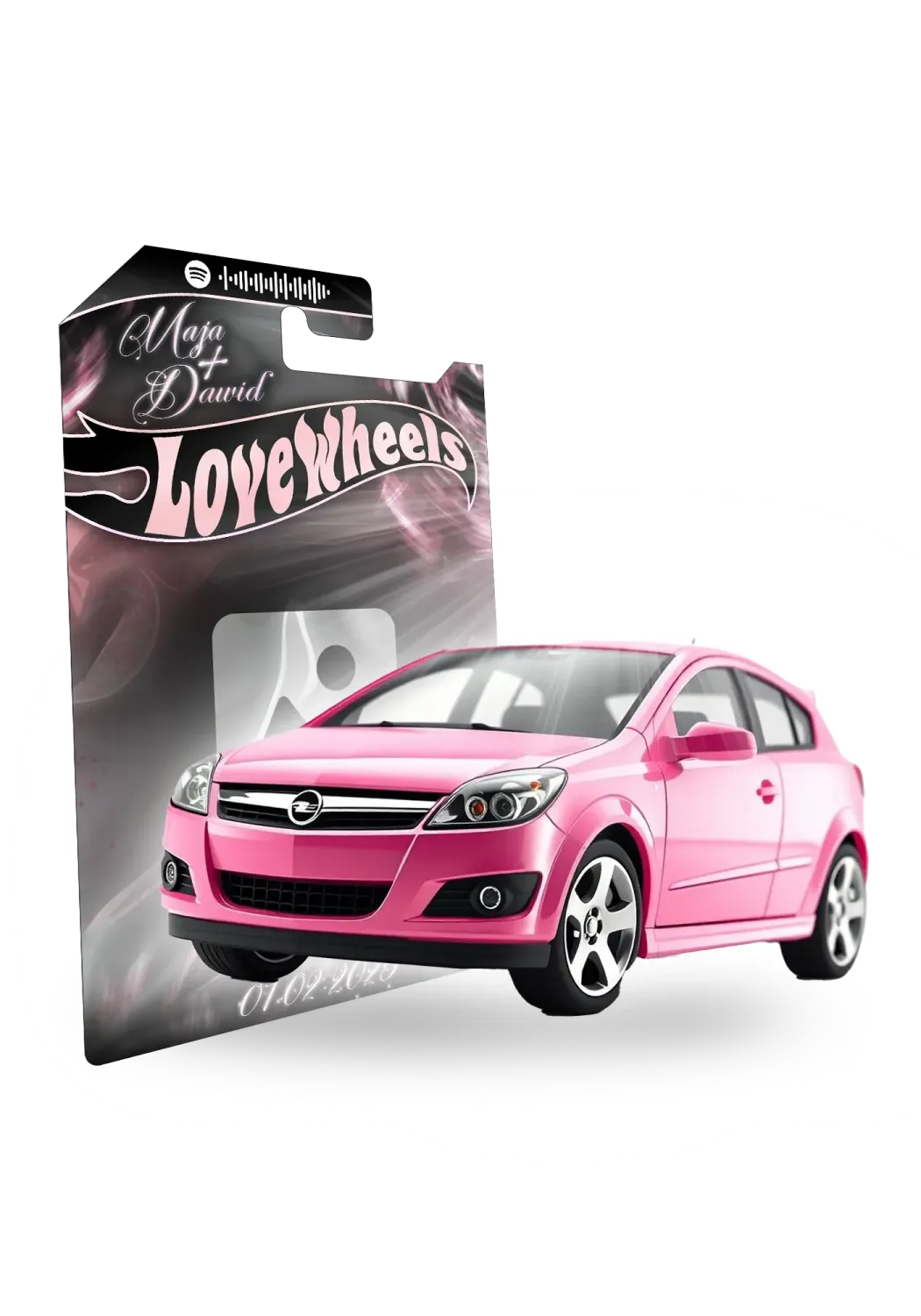 Opel Astra H Okładka Rose Gold