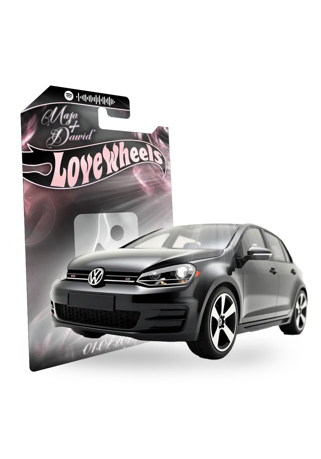 Volkswagen Golf 5 2010 Okładka Rose Gold